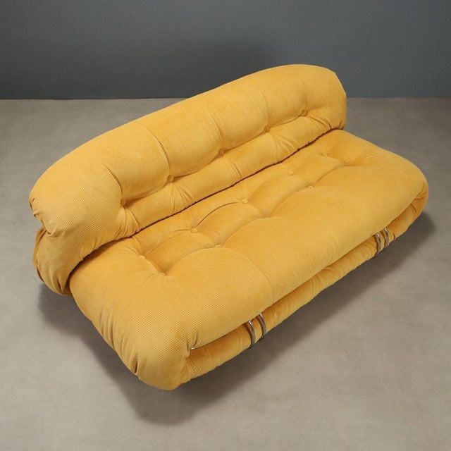 Textile Soriana Sofa by Afra and Tobia Scarpa for Cassina For Sale - Image 7 of 10