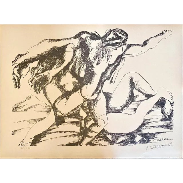 Ossip Zadkine, The Labors of Hercules, Fight Against Hippolyte, Queen of the Amazons, Lithograph For Sale - Image 4 of 4