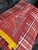 Description: Vintage Virginia Red Felt Pennant from around the 1960s, unknown date. New red plaid woven cotton fabric used...