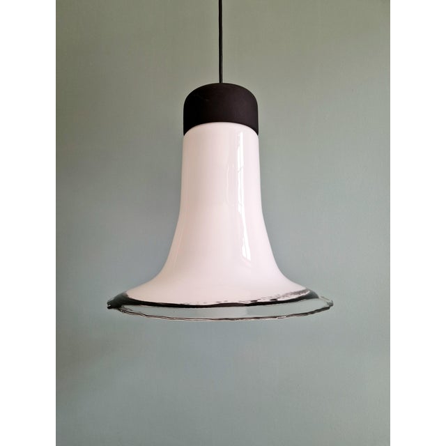 Large Mid-Century Modern Glass Pendant Light from Peill & Putzler, 1970s For Sale - Image 18 of 18