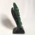 Wood Late 20th Century Malachite Mask Sculpture For Sale - Image 7 of 9