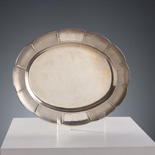 Silver 925 Silver Tray from R&S Garrard London For Sale - Image 8 of 10