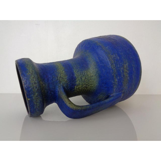 Large Majolika Ceramic 7317 Floor Vase by Fridegart Glatzle for Karlsruher Majolika, Germany, 1970s For Sale - Image 11 of 18