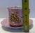 Antique Victorian Rose Pink Porcelain Tea Cup & Saucer | Holds 10–12 Oz Applied Floral Relief | Gilded For Sale - Image 9 of 10