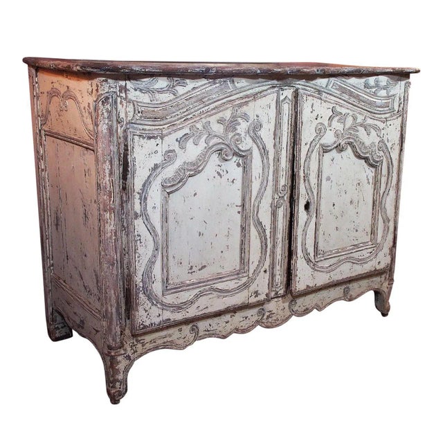 French Provincial Painted Buffet For Sale - Image 10 of 10