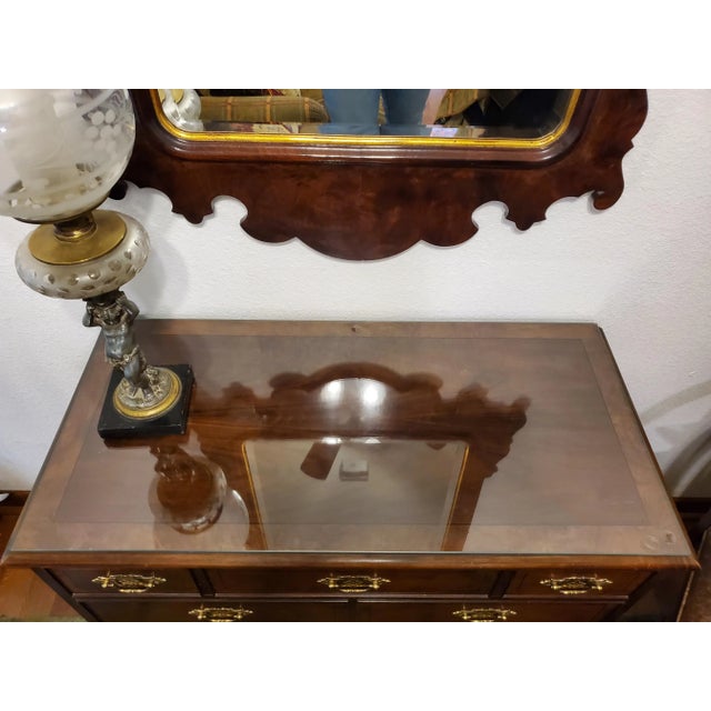 Traditional Baker Historic Charleston Bachelor Chest and Mirror - Set of 2 for $900 For Sale - Image 3 of 9