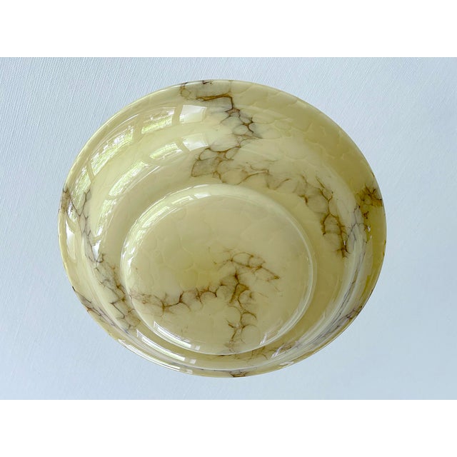 Art Deco Amber Glass Pendant Light, 1930s For Sale - Image 11 of 18