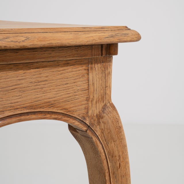 French Louis XV Oak Side Table, France, Early 20th Century For Sale - Image 3 of 14