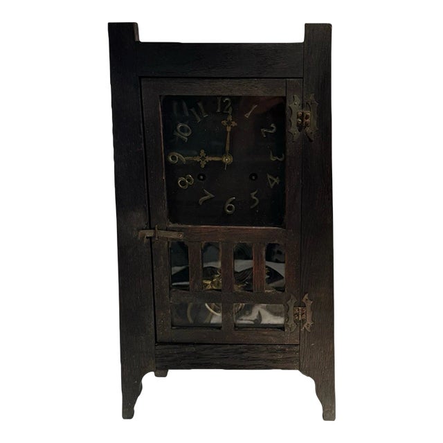 Antique New Haven Mission Style Parlor Mantel Clock- “Santa Clara” Model For Sale