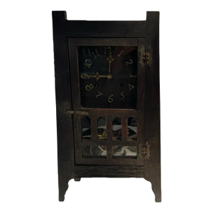 Antique New Haven Mission Style Parlor Mantel Clock- “Santa Clara” Model