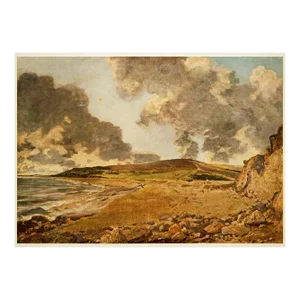 1956 After John Constable "Weymouth Bay", Vintage Full-Color Print