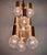 1970s X-Large 1970s 9 Bulb Brass Chandelier For Sale - Image 5 of 11
