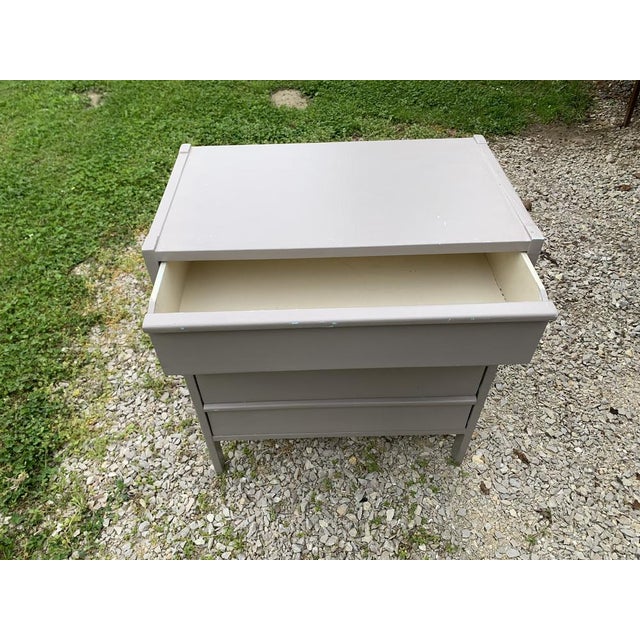 Danish Painted Wooden Chest of Drawers, 1960s For Sale - Image 4 of 6