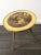 Italian Brass Tripod Side Table with Printed Top, 1950s For Sale - Image 12 of 13