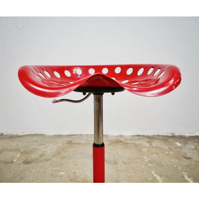 Industrial Tractor Stool by Etienne Fermigier for Mirima, 1970s For Sale - Image 3 of 8