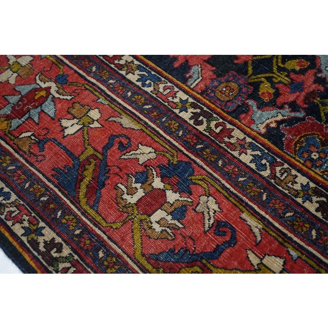 1910s Antique Bidjar Rug 8'7'' x 12'9'' For Sale - Image 5 of 10