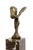 Art Deco Style Spirit of Ecstasy Sculpture, Golden Bronze For Sale - Image 6 of 9