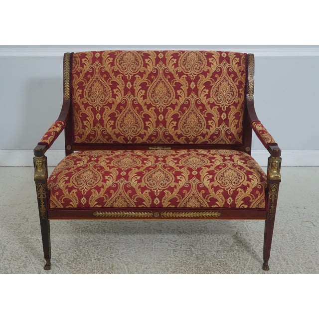 Age: 1820-1850’s Details: Brass Capped Feet Fine Carved Details High Quality Construction French Style Solid Brass...