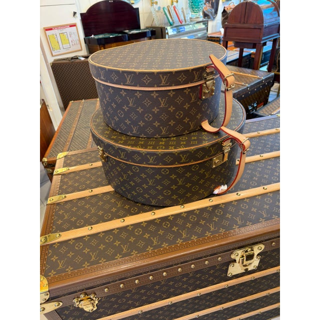 Round Hat Box from Louis Vuitton, 2000s For Sale - Image 11 of 16