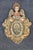 Pair Antique Carved and Gilded Wood Wall Reliquary Plaque With Angel Crests For Sale - Image 4 of 10