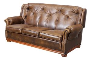 English Pegasus Sofa in Leather from Art Forma, 1950s