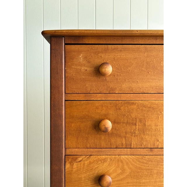 Early 20th Century Early 20th Century Birdseye Maple Chest of Drawers For Sale - Image 5 of 17