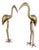 Brass Flamingo Statues, Italy, 1970s, Set of 2 For Sale