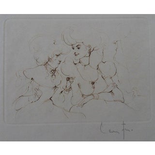 Léonor Fini, Les comploteuses au théâtre, Etching For Sale