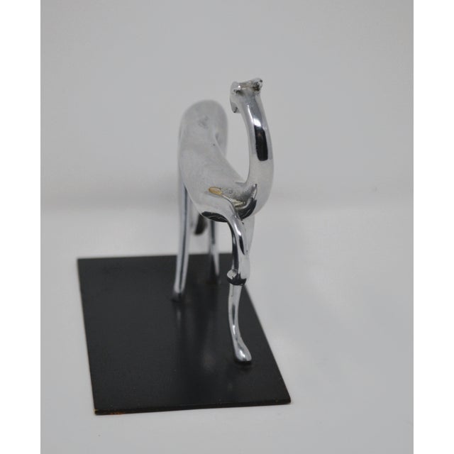 Laszlo Hoenig Attribute Greyhound Sculpture For Sale - Image 4 of 10