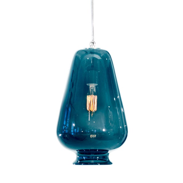 Not Yet Made - Made To Order Mars Pendant Light from the Versuvius Collection in Lagoona For Sale - Image 5 of 5