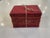 Art Deco Vintage Book Stack - Small Red Books, 1929 - Set of 5 For Sale - Image 3 of 5