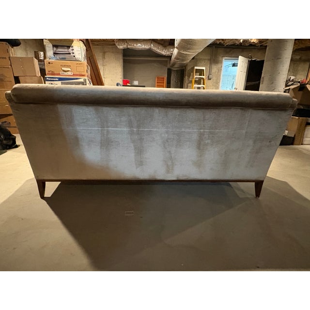 Century Furniture Champagne-Colored Custom Century Sofa For Sale - Image 4 of 16
