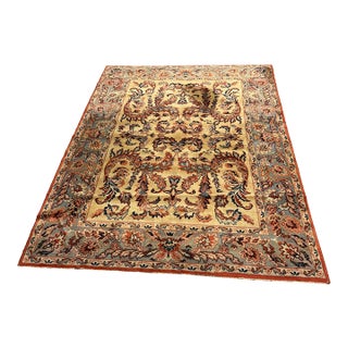 6ft X 8ft Couristan Havana Series Persian Garden Wool Area Rug For Sale