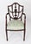 Antique Federal Revival Shield Back Armchairs, 1920s, Set of 2 For Sale - Image 4 of 14