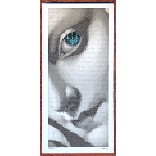 Francisco Vital "Tamara de Lempicka 'Young Lady with Gloves'" Contemporary Pixelated Painting, 2021 For Sale