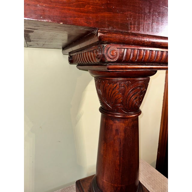 Wood Beautiful Antique Mahogany Lectern For Sale - Image 7 of 11