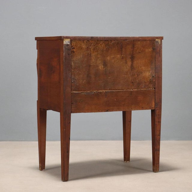 Empire Walnut Bedside Table For Sale - Image 9 of 10