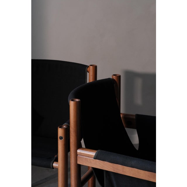 Ibisco Safari Chairs, 1980s, Set of 2, in Very Good conditions. Designed 1970 to 1979
