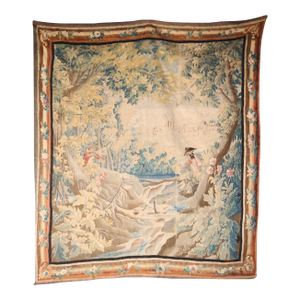 18th Century French Duck Hunt Tapestry