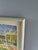 Textile 1974 Modernist 'Sunlit Terraces' Swedish Expressive Townscape Scene Oil Painting, Framed For Sale - Image 7 of 11