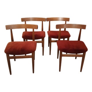 Dining Chairs by Hans Olsen for Frem Røjle, 1960s, Set of 4 For Sale