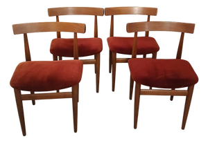 Dining Chairs by Hans Olsen for Frem Røjle, 1960s, Set of 4