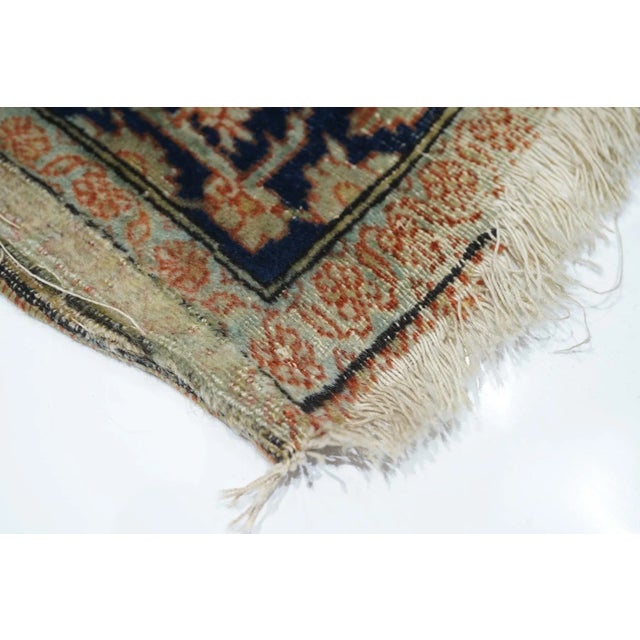 Antique Mohtasham Kashan Rug 4'3'' X 6'9'' For Sale In New York - Image 6 of 11