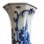 Early 20th Century Antique Royal Delft (1908) Hand Painted Romantic Scene Blue White Beaker Vase For Sale - Image 5 of 9