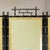 Vintage Neoclassical Four-Panel Folding Screen – Hand-Painted Silk With Faux Bamboo Frame For Sale In New York - Image 6 of 15