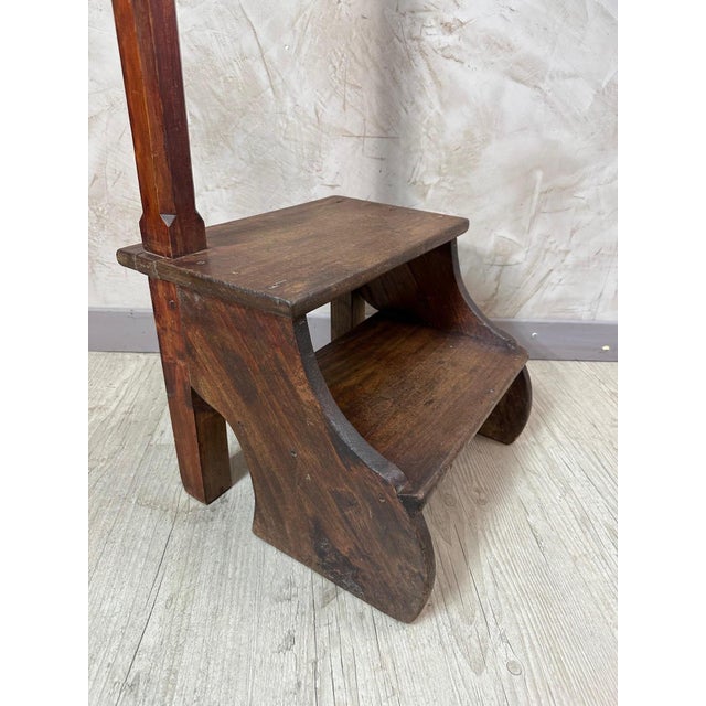 1900 - 1909 Oak Library Staircase, 1900s For Sale - Image 5 of 10