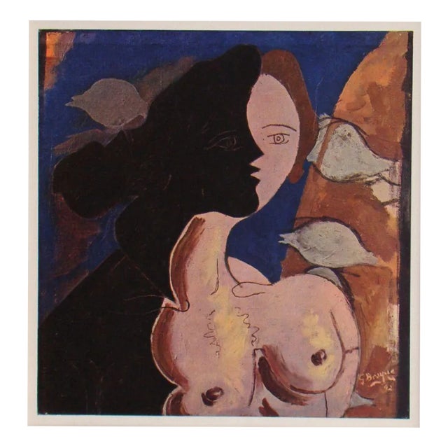 Georges Braque, Head of a Woman, 1946, Heliogravure For Sale
