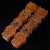 Gemstone Pair of Vintage Chinese Huali Rosewood Paperweights | Carved Ruyi Beast Gemstone Inlay For Sale - Image 7 of 7