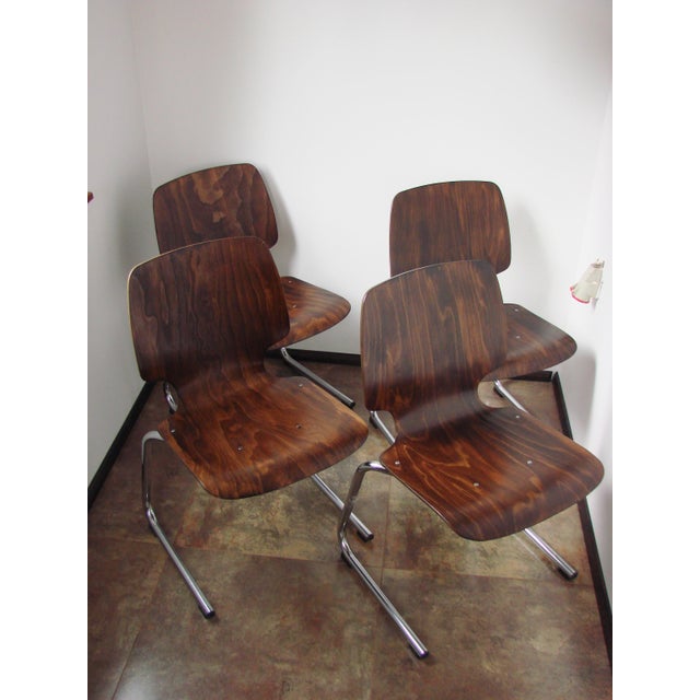 Flötotto Chairs by Kusch+Co, 1960s, Set of 4 For Sale - Image 10 of 15