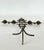 Stone Gray 1960s Swedish Dangling Hearts Steel 4 Candle Candelabra by Gunnar Ander For Sale - Image 8 of 16